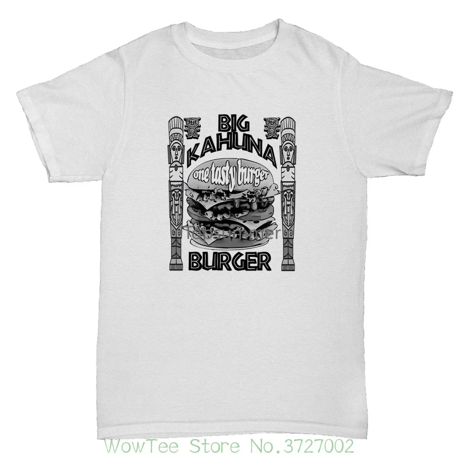 Big Kahuna Burger Pulp Fiction Tarantino Film Movie 90S Retro Kill Bill Men's T-shirts Funny Gifts for Men Tshirts