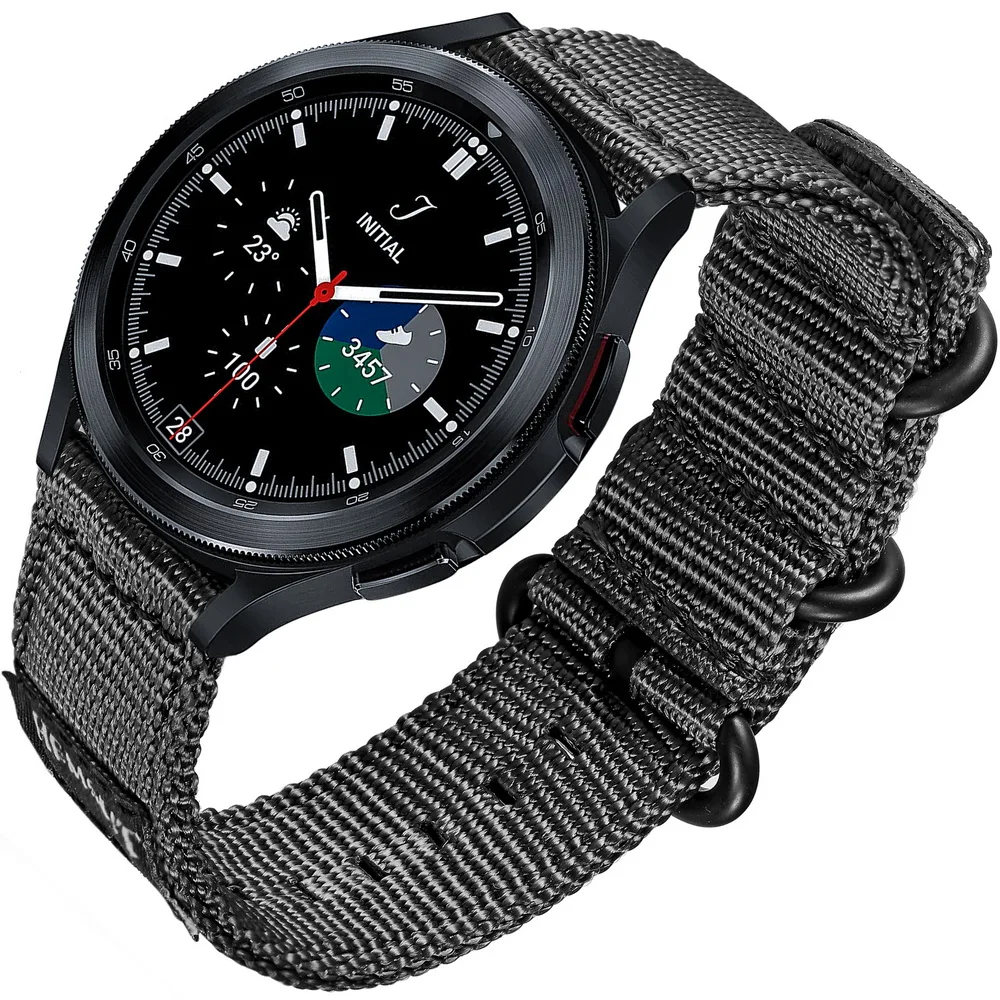 HEMSUT Nylon Sports Watch Band Quick Release Soft Smart Military Replacement Watch Strap For Men Women 20MM 22MM