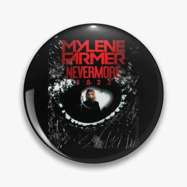 Mylene Farmer Nevermore Mylene Farmer  Soft Button Pin Collar Decor Cartoon Lover Badge Fashion Cute Jewelry Creative Gift