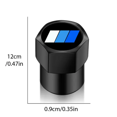 Imagen 2 del producto Tapa de válvula de neumático de coche, accesorio colorido Universal, 4 piezas, pegatina de aire para Toyota, estilismo