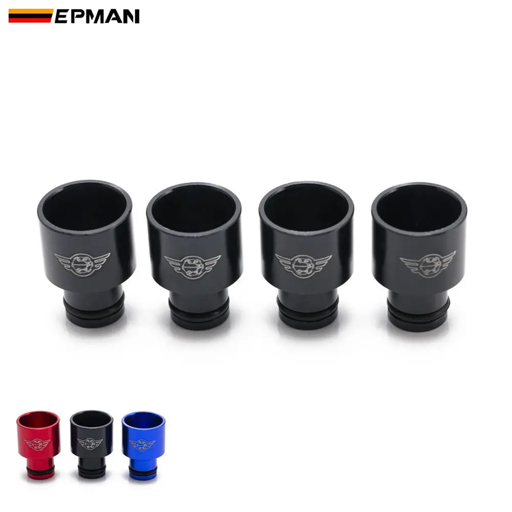 EPMAN 4PCS Billet Aluminium Fuel Injector Adapters Install To B16 B18 B20 D16 K20 K24 Engine For Honda Acura EPADB16