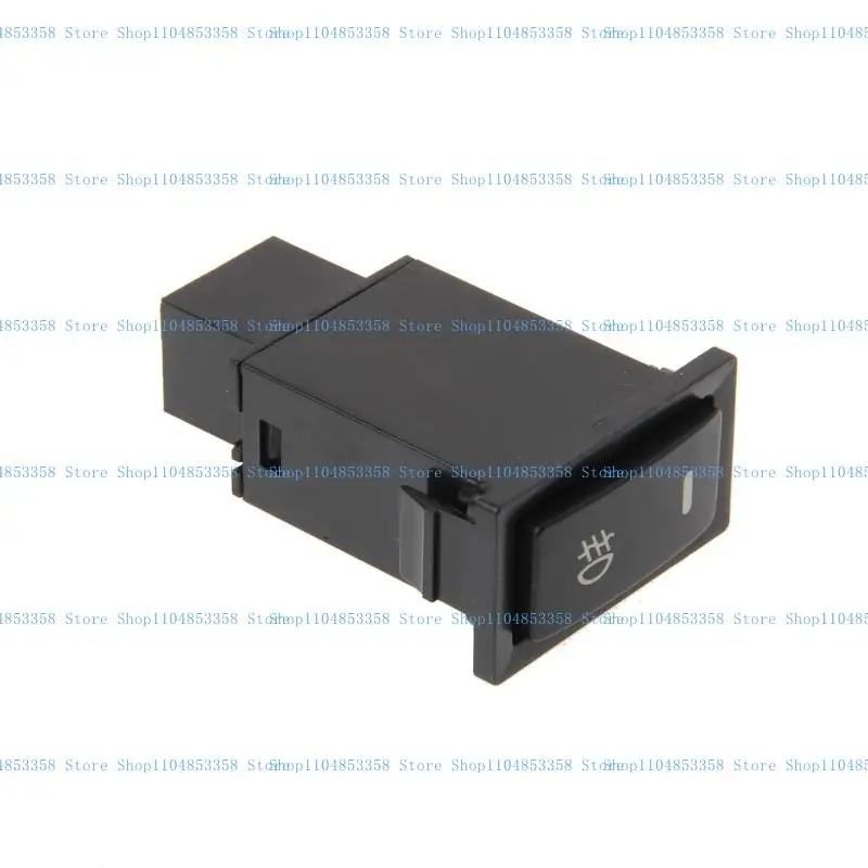 Auto Locking Fog Light Switch Push Button Interior Light Button Car Accessories