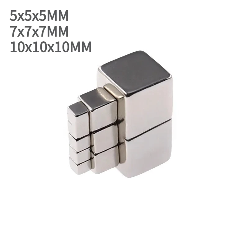 5x5x5/7x7x7/10x10x10MM Cube-shaped Magnet Square Magnet Fridge Magnet DIY Magnets for Kitchen Organization Versatile Application