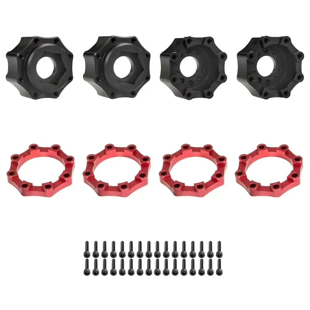 

Metal Extended 3.8’’ Hexagon Wheel Hub Adaptor PL ProLine 8x32 to17mm Reinforcement Ring Spacer RC Car Modified Part Accessories