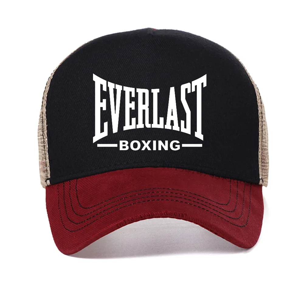 Everlast Boxing Baseball Cap men Gym Everlast caps Summer Outdoor casual Breathable Mesh Snapback Hats Casquette trucker hat