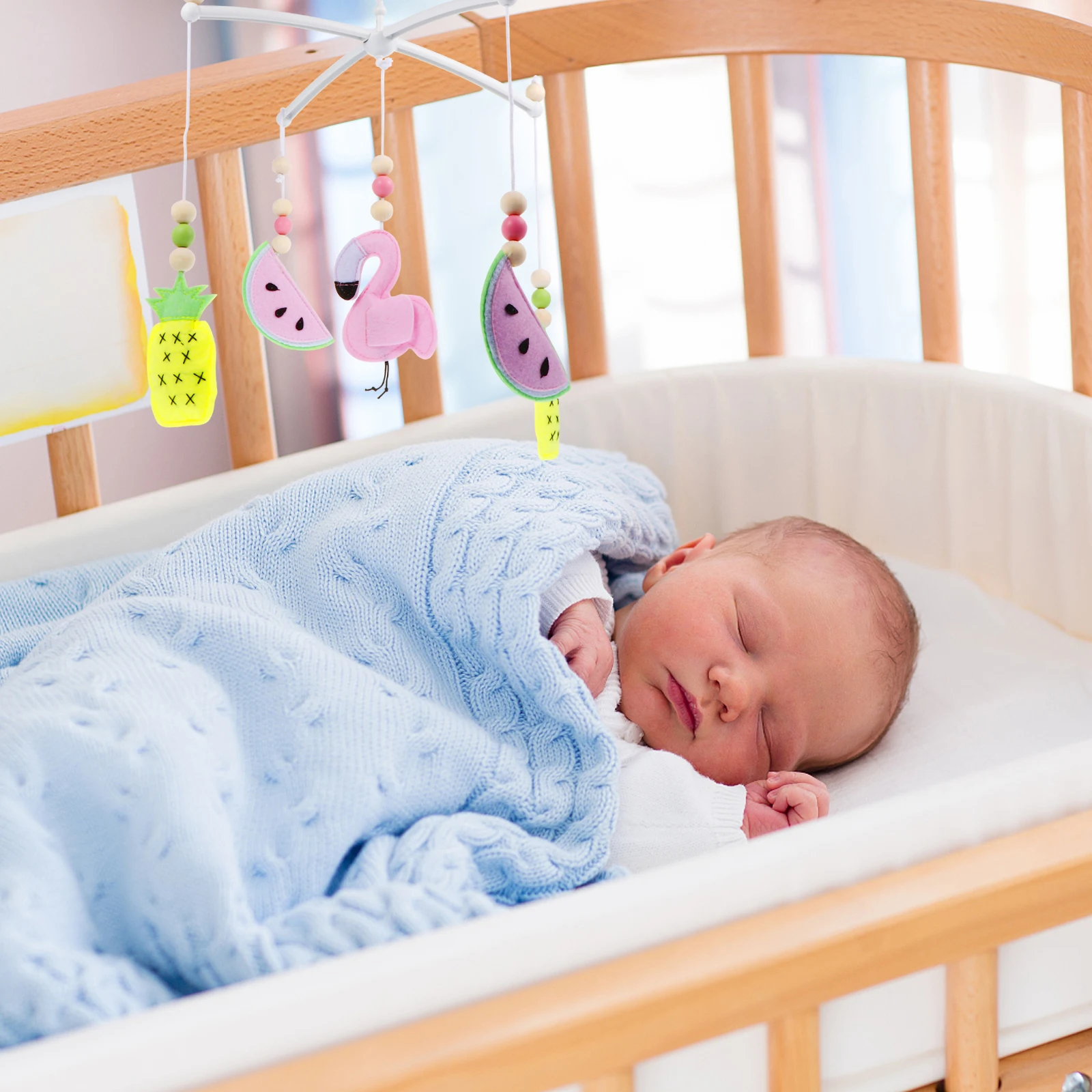 

Baby Bed Bell Crib Mobile Nursery Ornament Bedroom Accessory Stroller Pendant Ceiling Supply Decor
