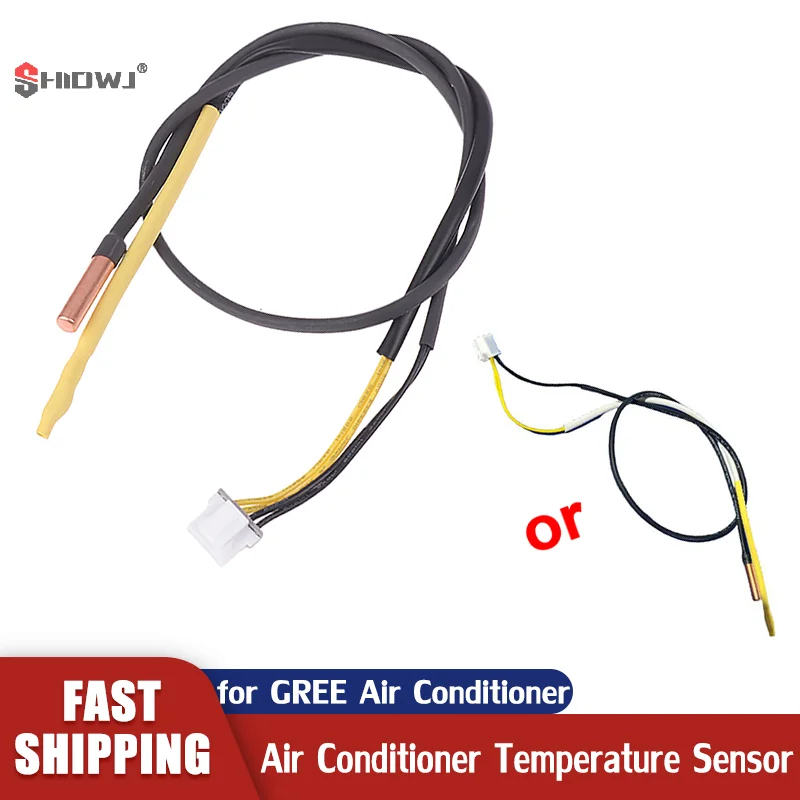 47cm DIY Accessories For Gree Ambient Air Conditioner Temperature Sensor Double Probe Tube Air Temperature Sensor