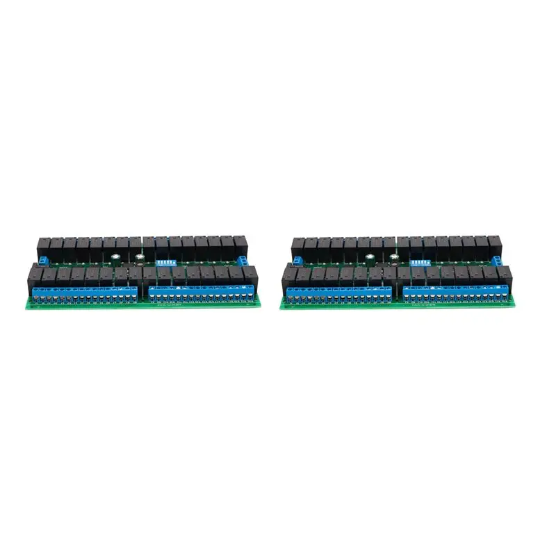 Classic-2X R421C32 DC12V 32 Channels Modbus RTU RS485 Bus Relay Module UART Serial Port Board