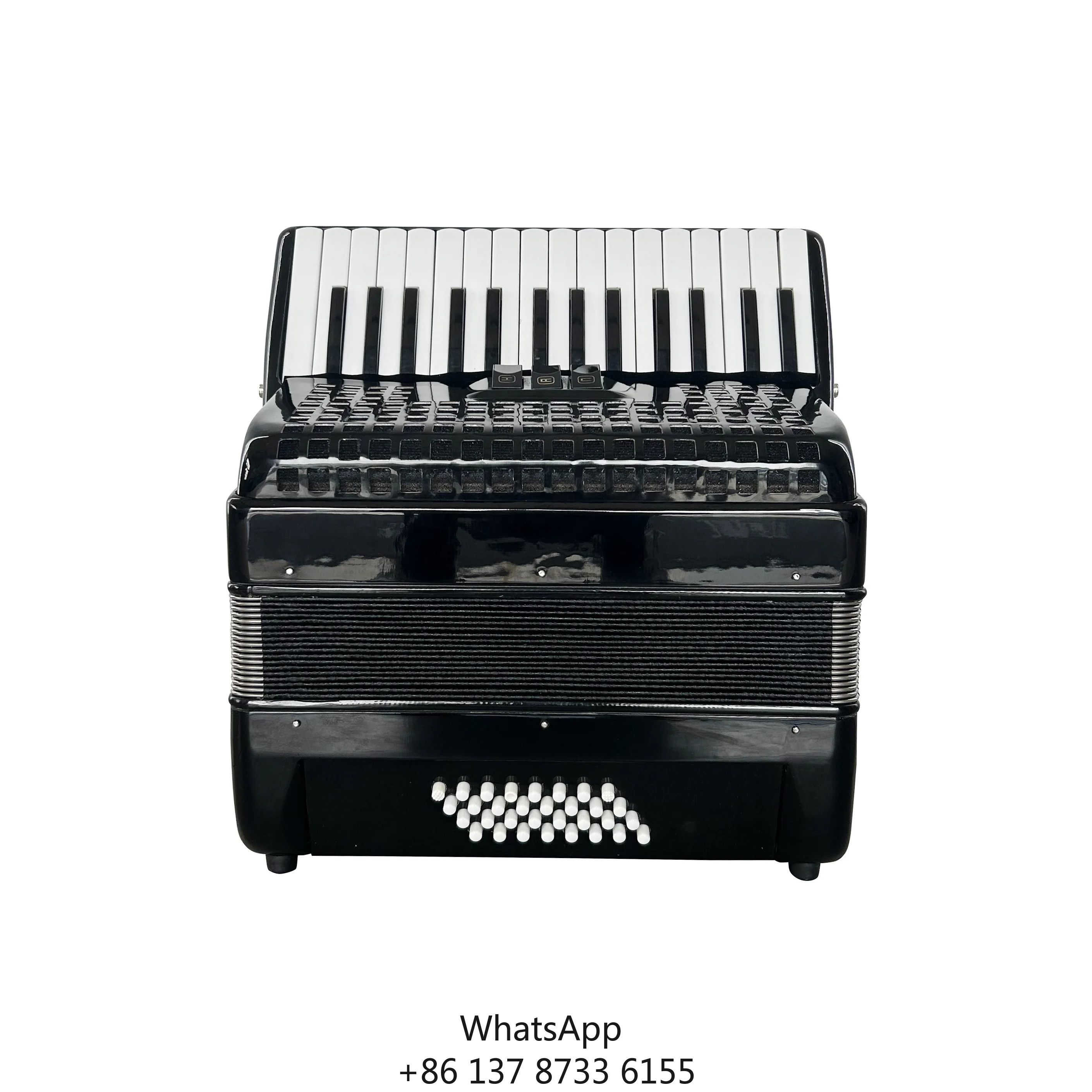 

Профессиональная 30-клавишная 32-басовая 3 регистратора, синяя целлулоидная клавиатура для фортепиано, аккордеон, диатоническая хроматическая клавиатура из высокого дерева