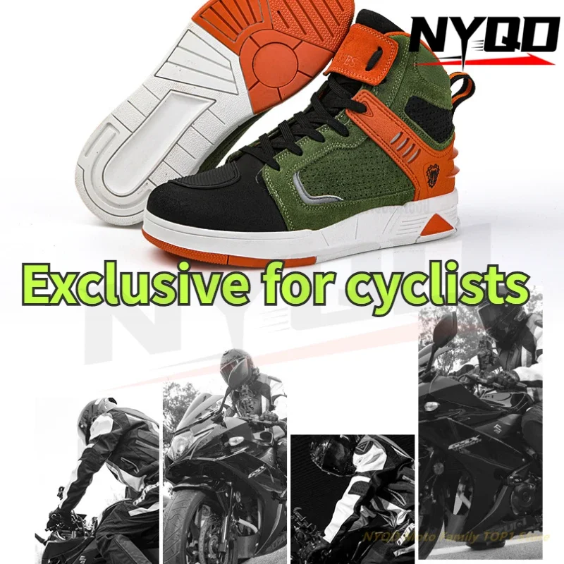 

Motorcycle riding shoes male knight board shoes 4 season off-road motorcycle boots racing boots motorcycle travel botas moto