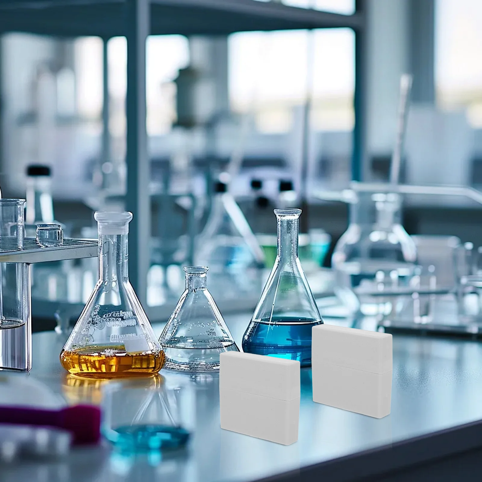 

2Pcs Cryogenic Tube Storage Box Compartments Temperature Resistant Laboratory Freezer Sample Storage Microcentrifuge Tube