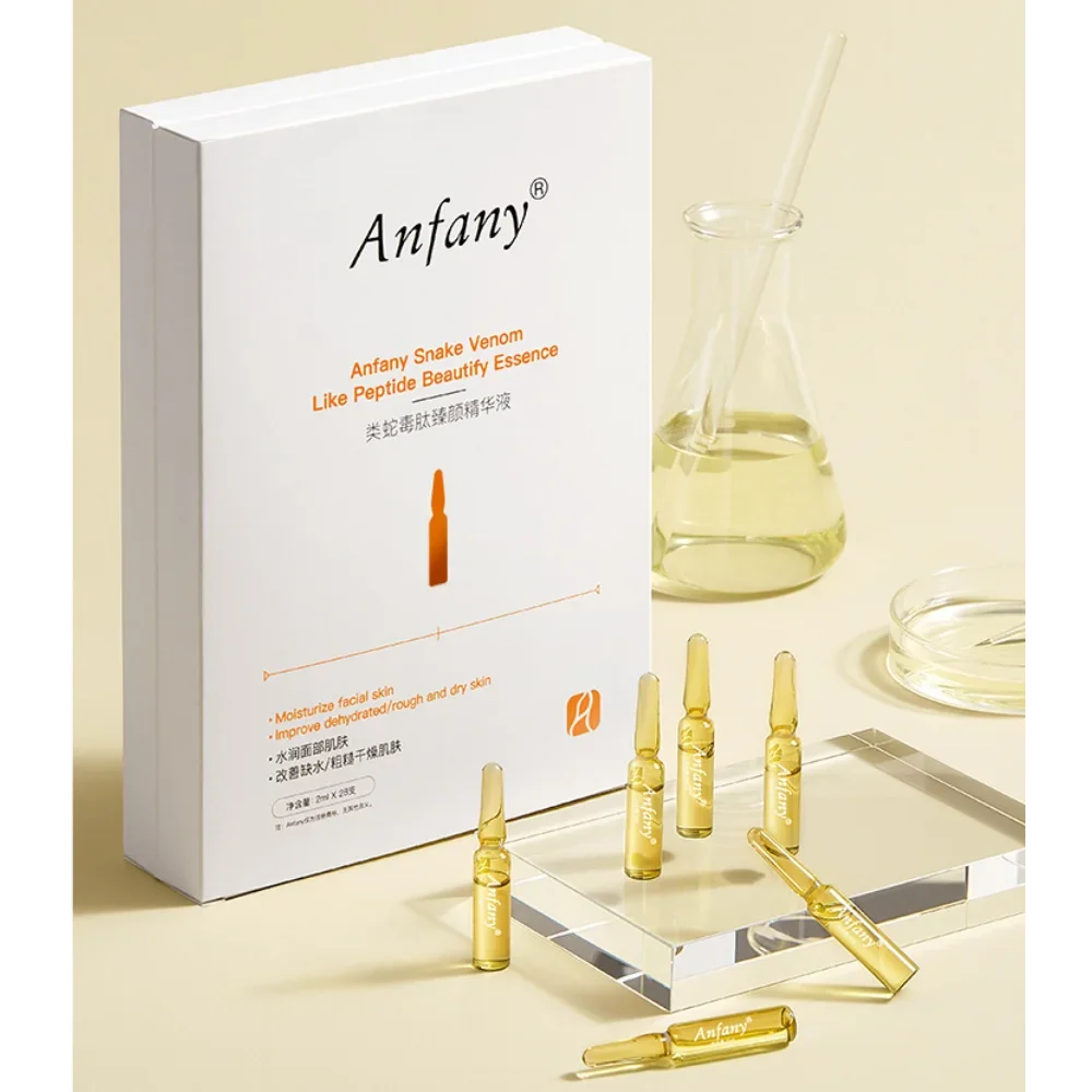 Anfany Snake Venom Peptide Facial Essence Anti-aging 2ml*28 Pcs Hydrating Moisturizing Anti-wrinkle Firming Skin Care Set