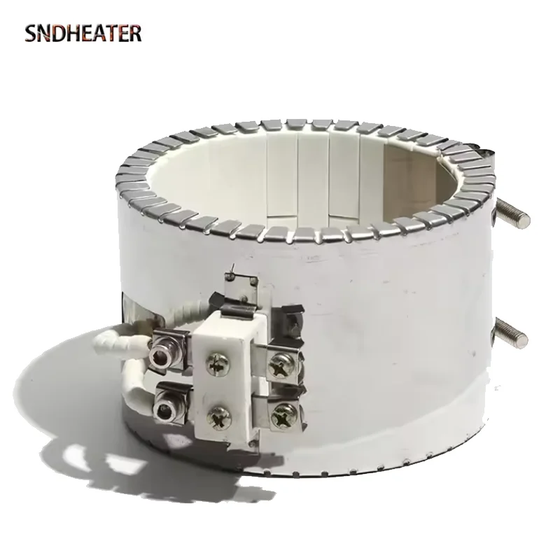 SNDHEATER 220 В керамический нагреватель слюды ID70 ID80 герметичная катушка нагревательного элемента 70x70 мм 80x60 мм с вилкой для литья под давлением