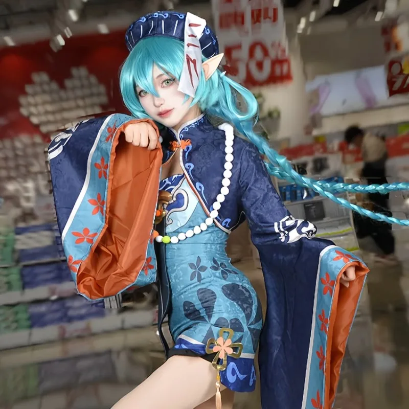 

Hatsune Miku Small Zombie Cosplay Costume Complete Anime Outfit Cute Character Cos Uniform Halloween Dress Spooky Themed Party