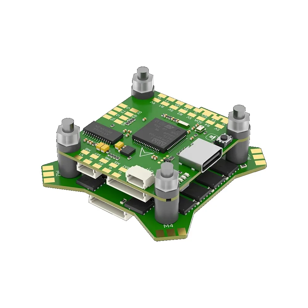 IFlight BLITZ Full Pre-Wired F722 FC & 8Bit E55S ESC Stack Kit, 30.5X30.5 Mount Dual 5V/9V BEC For 5/6inch Freestyle RacinUniFly
