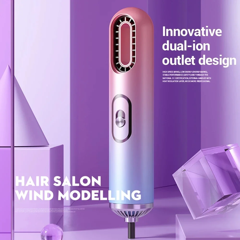 HATV Föhn Warme en koude lucht 3-in-1 Blauw licht Negatieve Ionen Professionele haarföhn Thuis Salon Reizen Draagbare Styler