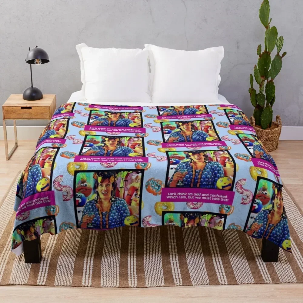 Miranda Hart Throw Blanket Winter beds christmas decoration Blankets