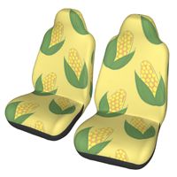 corn pattern  2pcs Print Car Seat Covers for Women and Men, Universal Auto Front Seat Protector Fits for Car, SUV Sedan,