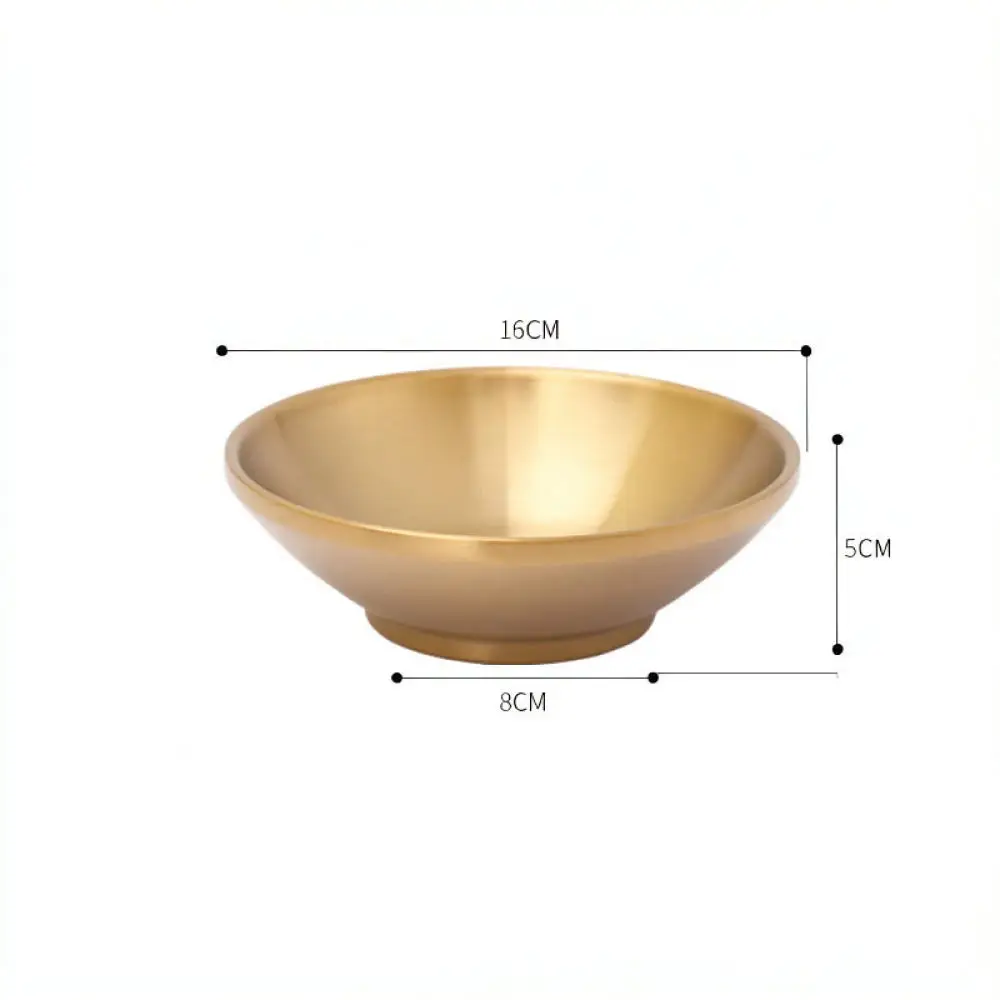 High Quality Stainless Steel Bowl Double Layer Anti Scald Food Basin For Mixing Cold Noodles Bibimbap Kitchen Gear