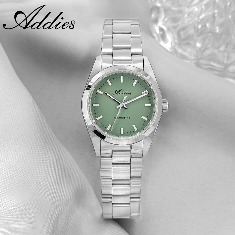 

ADDIES Luxury Quartz Watch for Women 50m Waterproof Stainless Steel Sapphire Glass BGW9 Luminous Fashion Ladies Watches AW25903