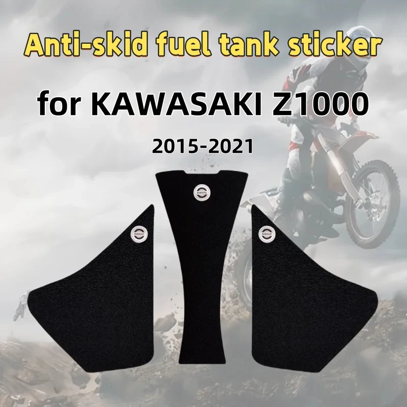for KAWASAKI Z1000 2015-2021 motorcycle fuel tank sticker fishbone sticker anti-slip protection side sticker car sticker
