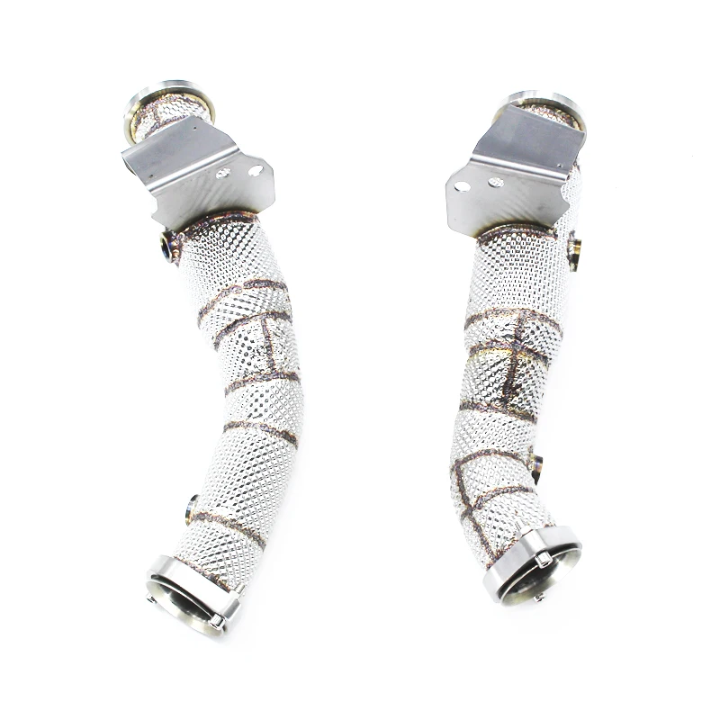 

Deleville Race Downpipe Set Formercedes Benz C43 C400 C450 E43 E400 E450 With M276 Engine Stainless Steel Exhaust Pipe System