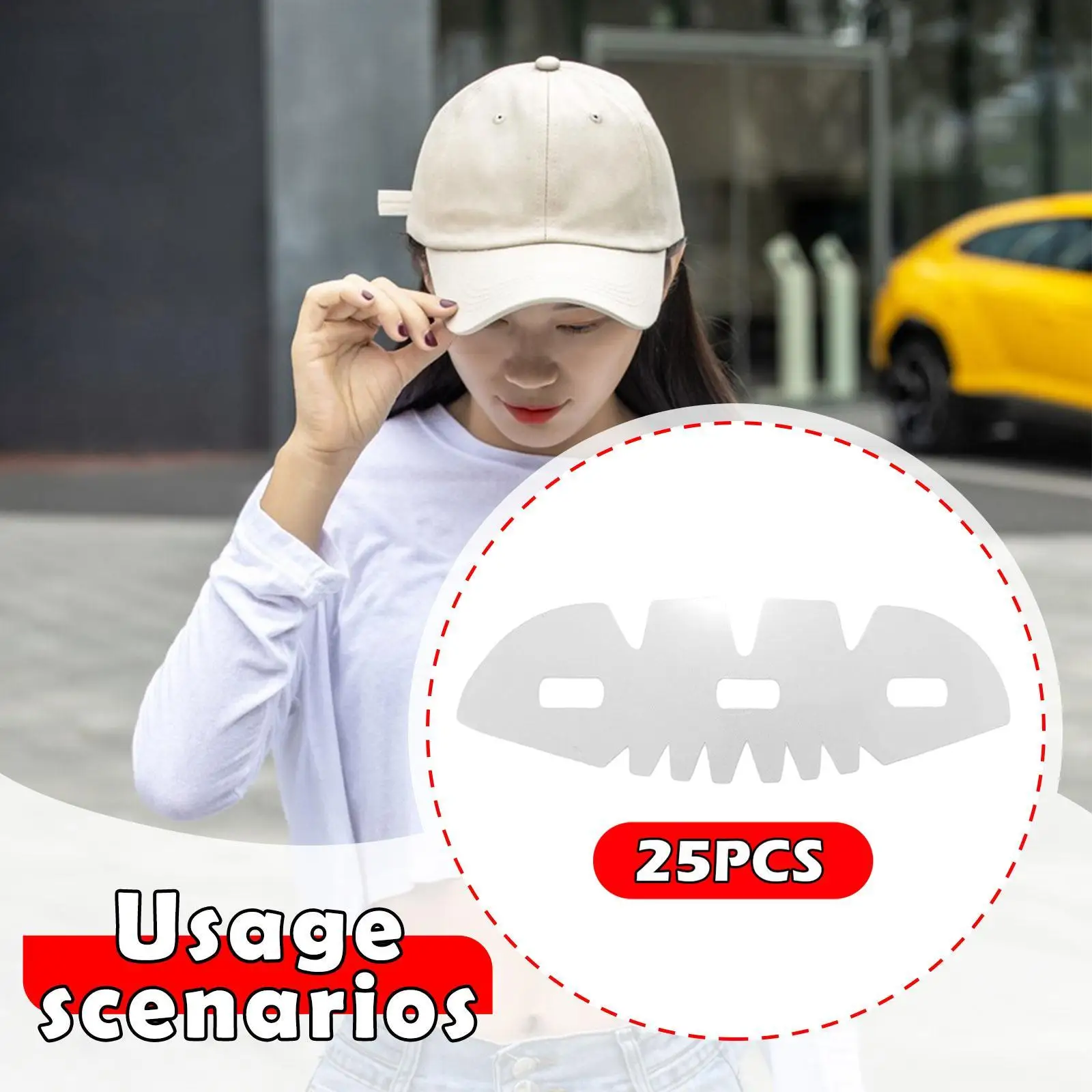 Baseball Cap Inserts Plastic Hat Inner Support Shaper Reusable Flexible Cap Liner for Home Store Display