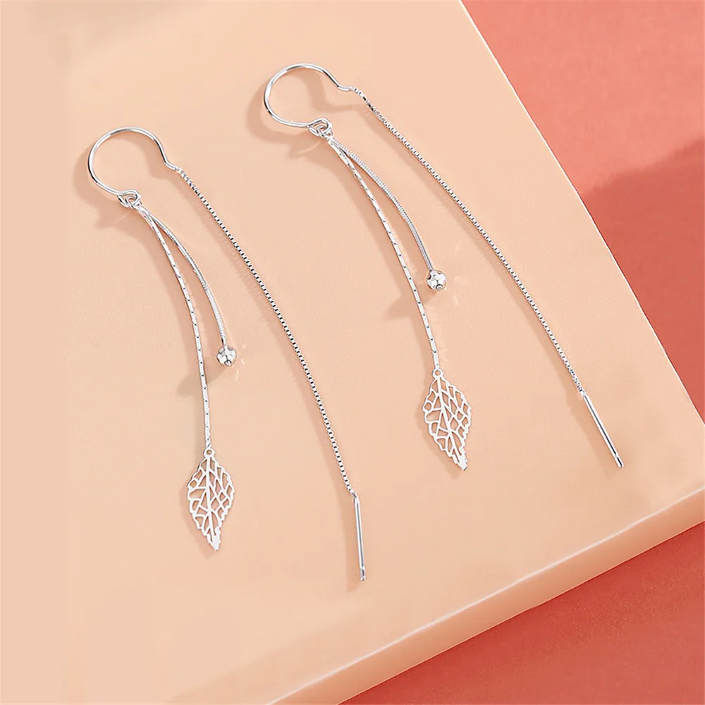 VOQ-Boucles d'oreilles pendantes en argent pour dames, boucles d'oreilles en forme de gland, cadeau de bijoux, mode de mariage, document, cuir chevelu