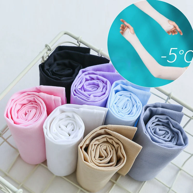 

High Elasticity And Coolness Sun Protection Ice Silk Sleeves Sun Protection Breathable Sleeves