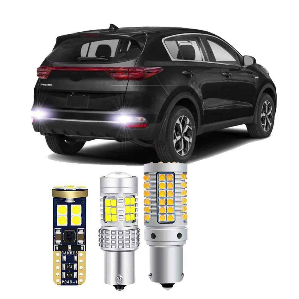 

Car LED Bulb For Kia Sportage 2017-2024 LED Rear Turn Signal Reversing Backup License Plate Bulbs CANBUS