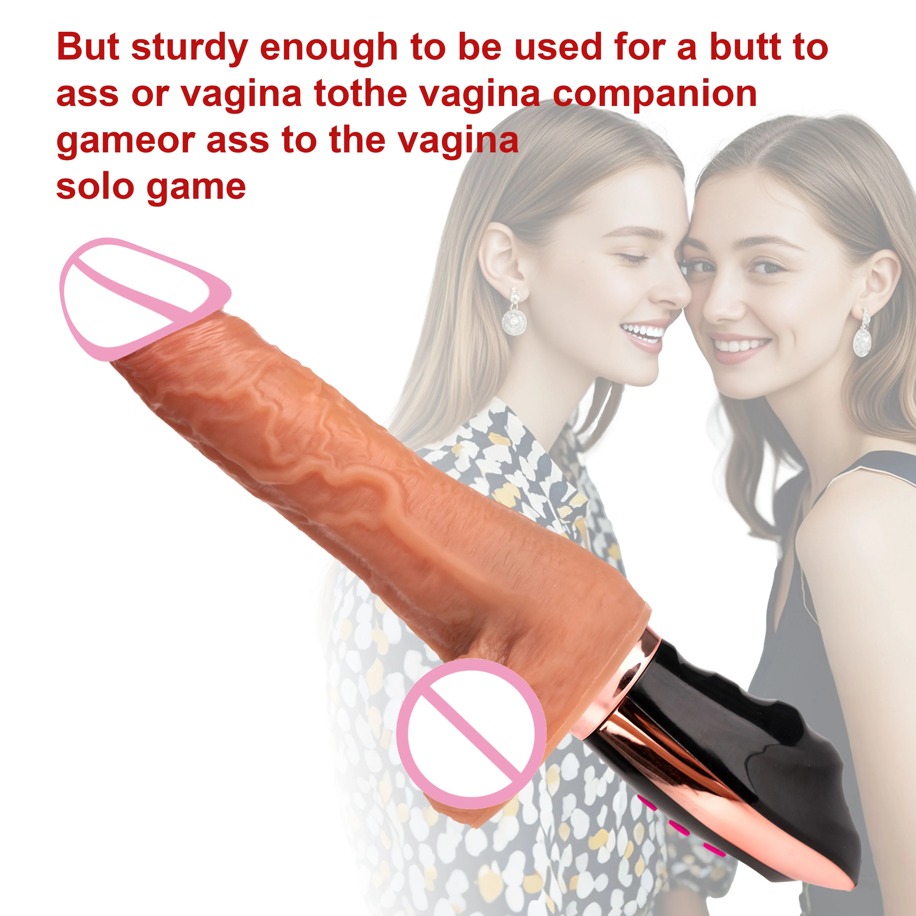 Realistic Dildo Handheld Cannonball Stretch Massager Female G-spot Masturbator Vaginal Clitoral Stimulator Sex Toys For Women