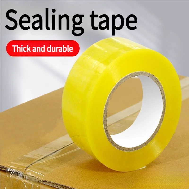 

Прозрачная желтая прозрачная белая лента для экспресс-упаковки больших рулонов и толстой уплотнительной желтой ленты для коробок