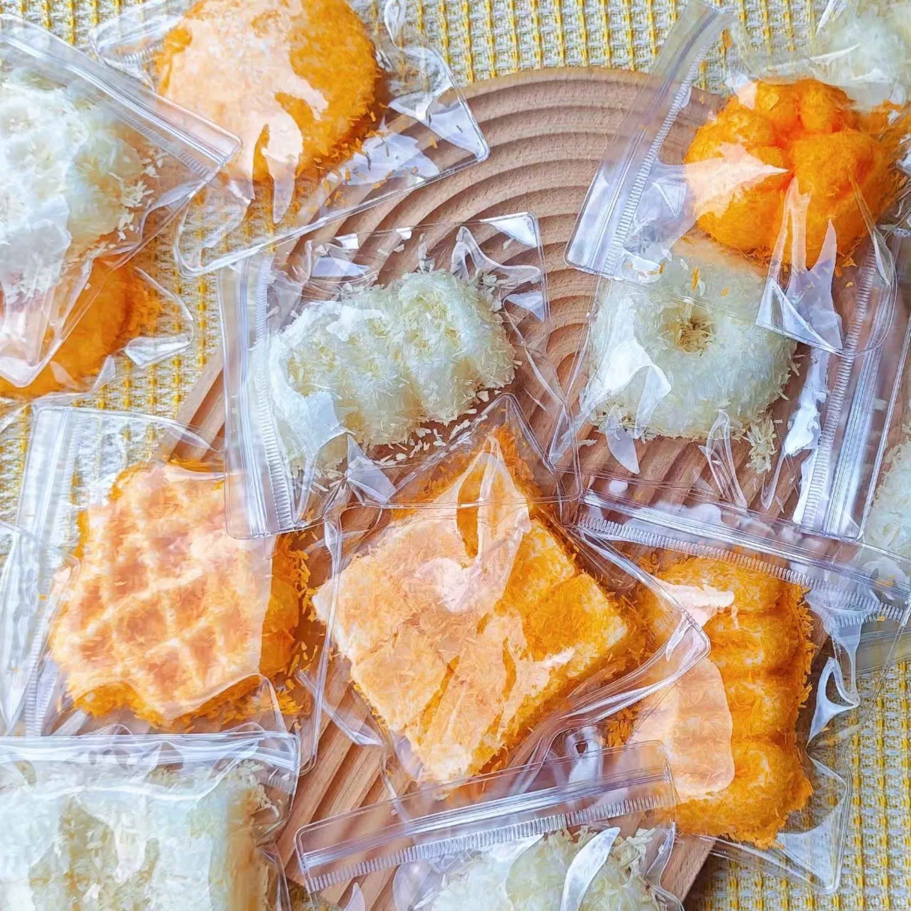 Simulated Fried Food Squishy Toy Waffle Fish Cake Burger Shape Stress Relief Soft PVC Desk Decor