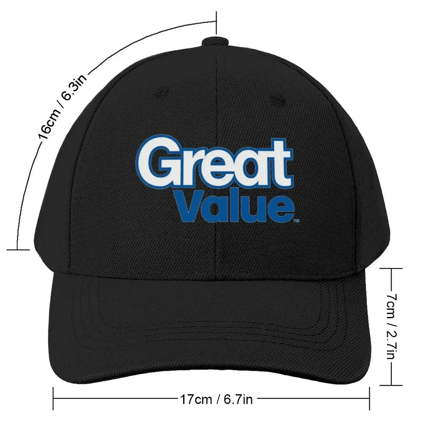 Great Value (or at least Good Value) Baseball Cap Golf black Women's Men's