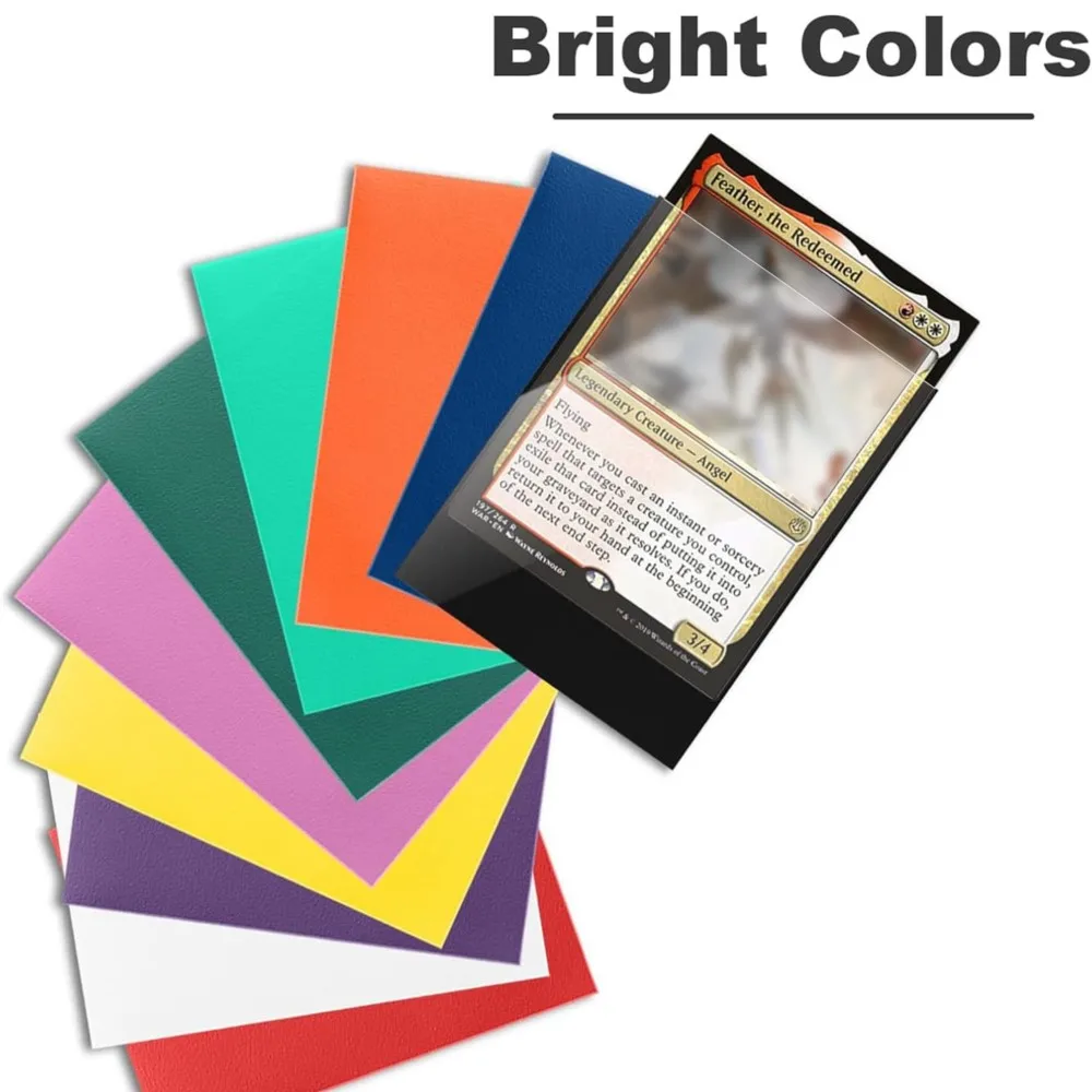 50PCS Card Sleeves For Pokemon TCG Trading Sports Cards Protector Tarot Shield Board Game Magical Photo Holder Cover Toy 66x91mm view 4