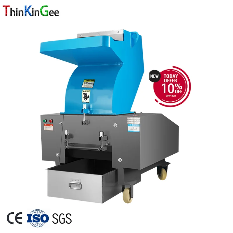 

Сертифицированный CE измельчитель для ПЭТ-бутылок большой емкости, машина для дробления пластиковых отходов с двойным валом и выходом 20-300 кг/ч