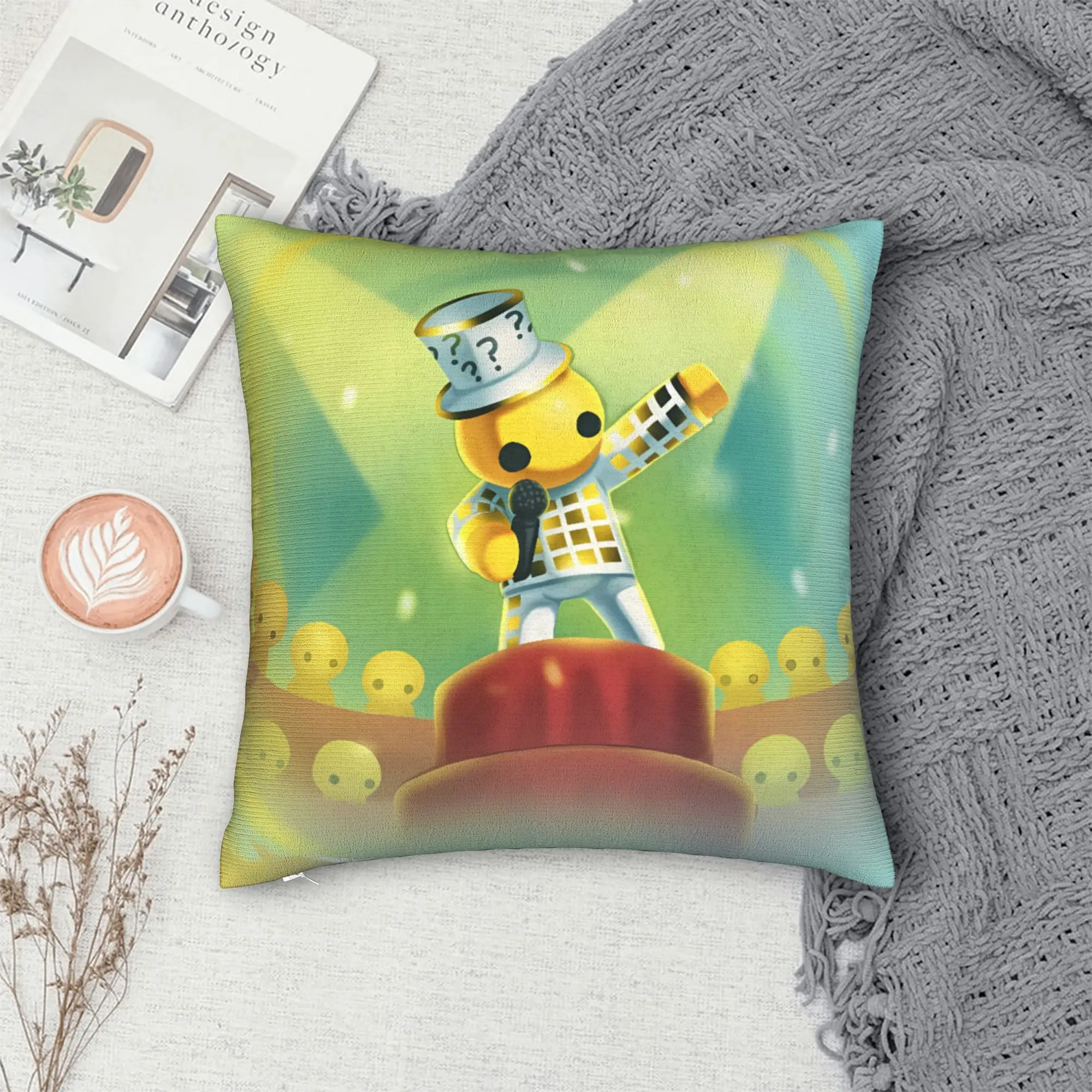 Excited Wobbly Life Victory Podium Pillowcases  Fashion Pillow Case For Living Room Bed Chair Comfy Pillow Cover