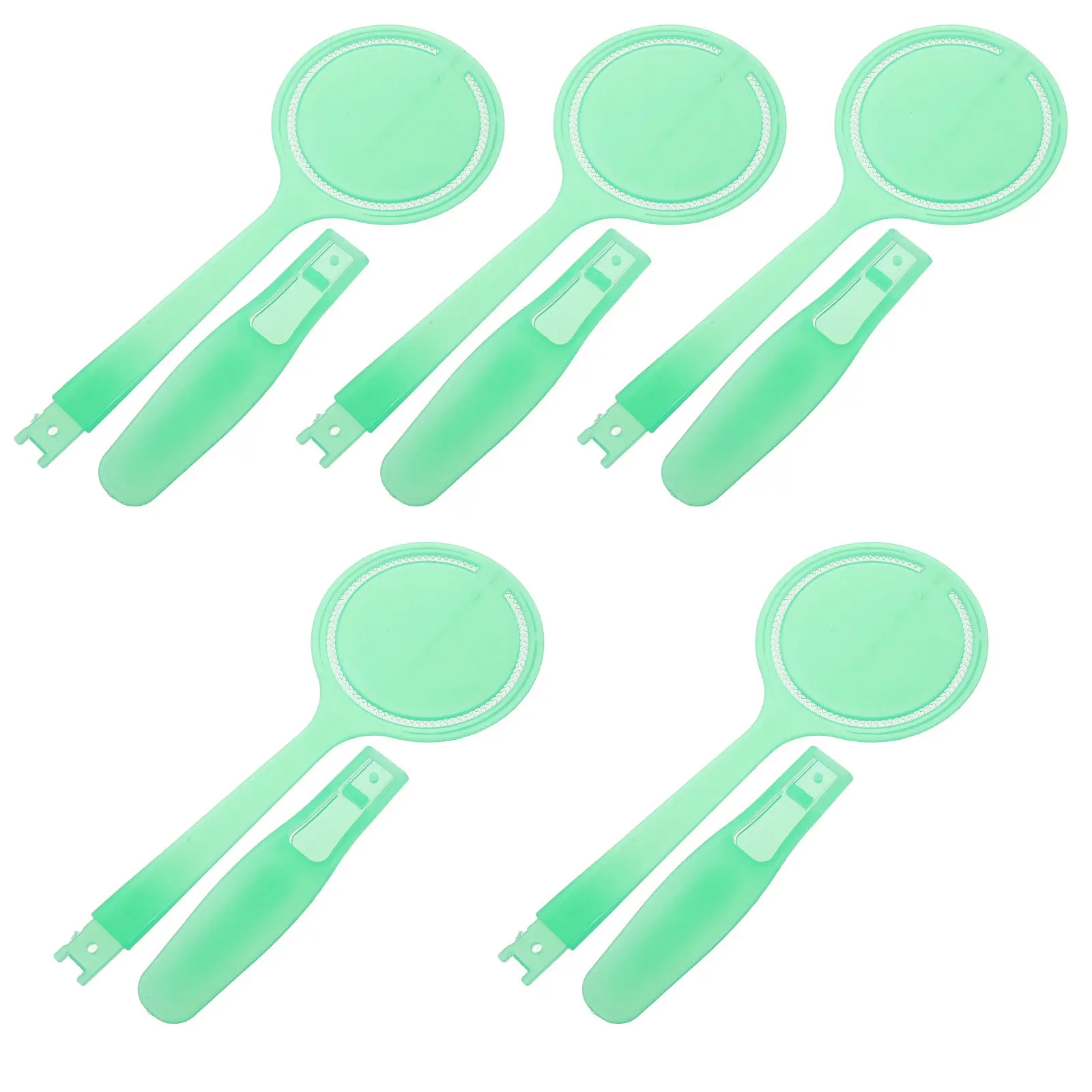 

Набор из 5 аппликаторов для лица: для увлажнения кожи, улучшенного впитывания, с отсоединяемой ручкой, держателем для ватных дисков, инструмент для нанесения тоника