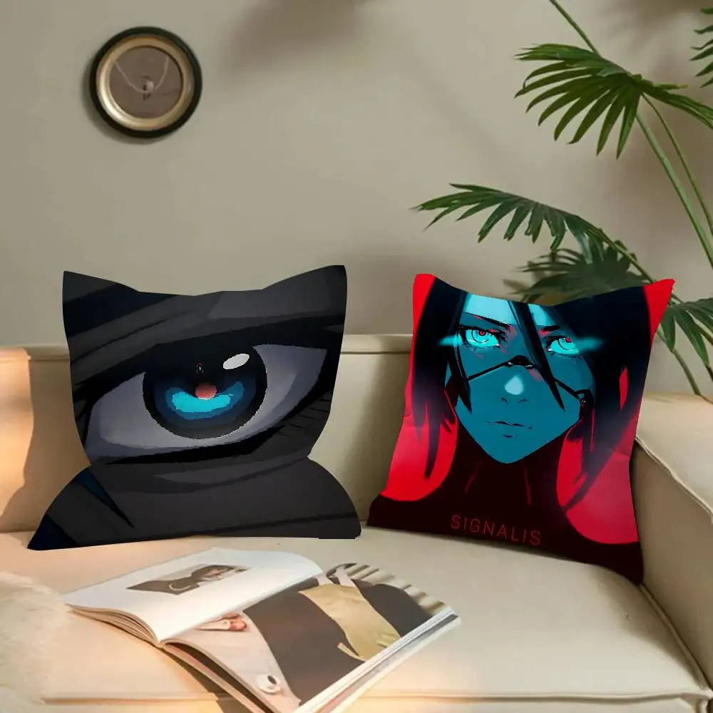 Popular Horror Game S-Signalis Personalized Pillow Dust Cover Bedroom Kids Party Decoration Pillowcase Birthday Children Gift