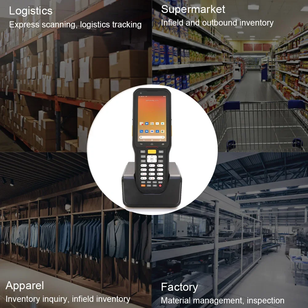 Android PDA Rugged Handheld Scanner Zebra 2D Barcode Scanning Logistics Warehousing Industrial Data Collector Terminal X41