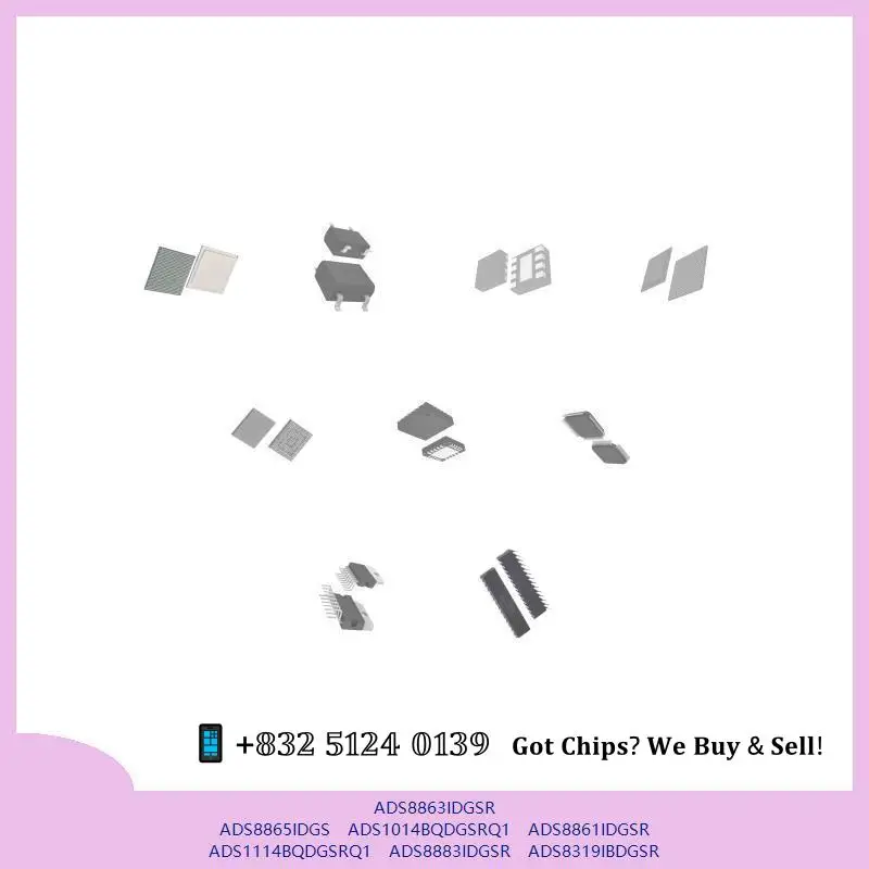 chip chip Integrated circuit chip MCU chip ADS8863IDGSR ADS8865IDGS ADS1014BQDGSRQ1 ADS8861IDGSR ADS1114BQDGSRQ1 ADS8883IDGSR