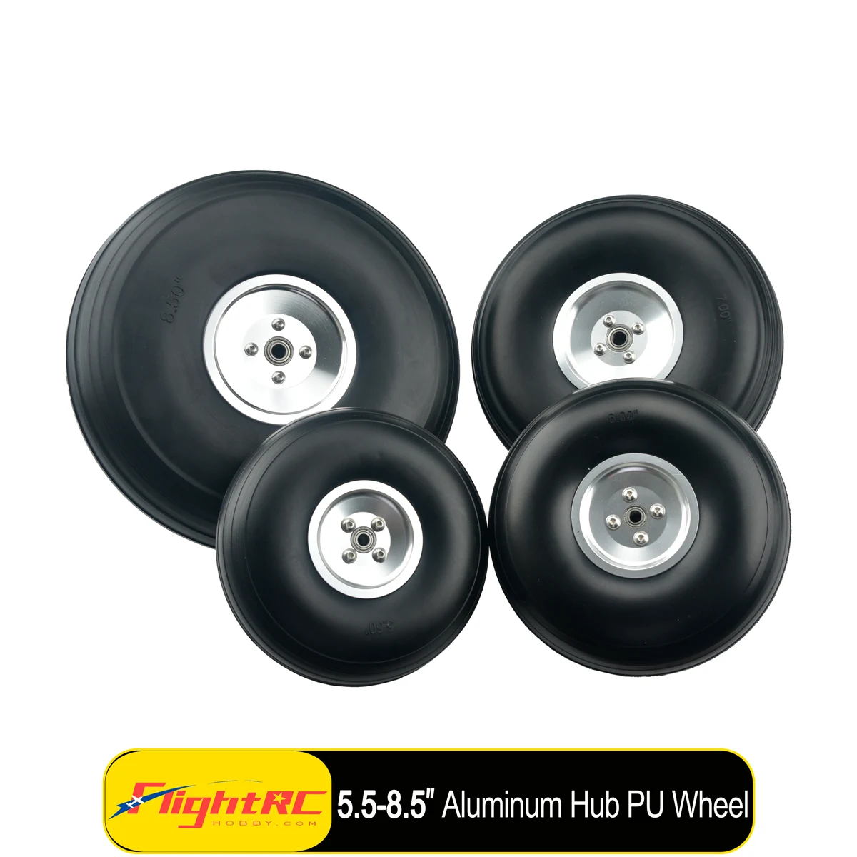 

1 шт. 5,5 "/6"/7"/8,5-дюймовое колесо из искусственной кожи для модели радиоуправляемых самолетов с сердечником ступицы из алюминиевого сплава, стальной обод, отверстие для подшипника