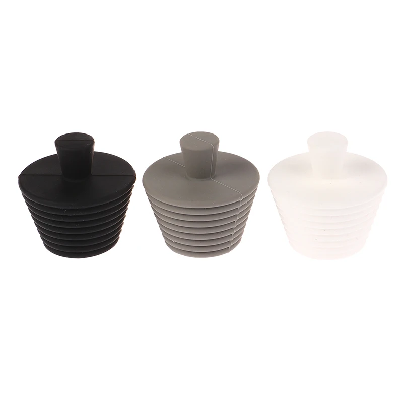 

Universal Silicone Bathtub Stopper Anti-clogging Kitchen Sink Plug Replacement Bathtub Conical Screw Plug For Bathroom Drain