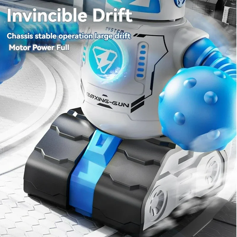 2.4G RC gevechtsrobot - boksvechtrobot met licht en geluid, humanoïde speelgoed met afstandsbediening voor jongens, dubbele controller