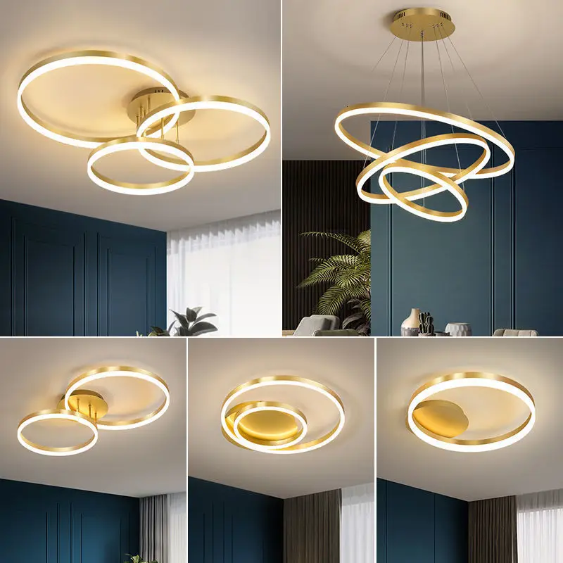 Modern and minimalist living room lights, home atmosphere, study ceiling lights, personalized and creative internet famous LED b