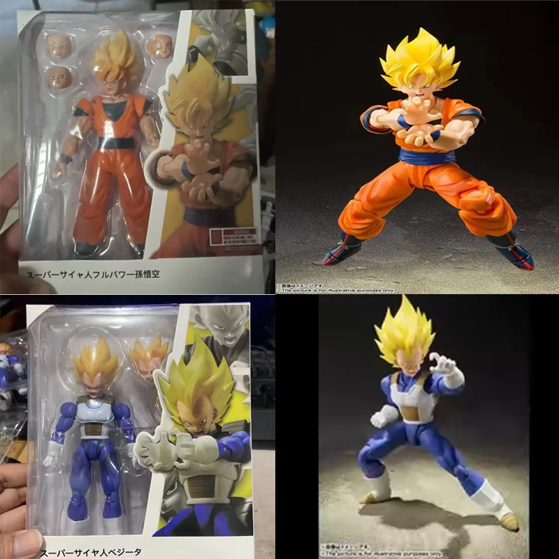 

В наличии, национальная версия Dragon Ball Super Saiyan, желтый волос Гоку и Вегета, модные фигурки, модель, декоративная игрушка в подарок