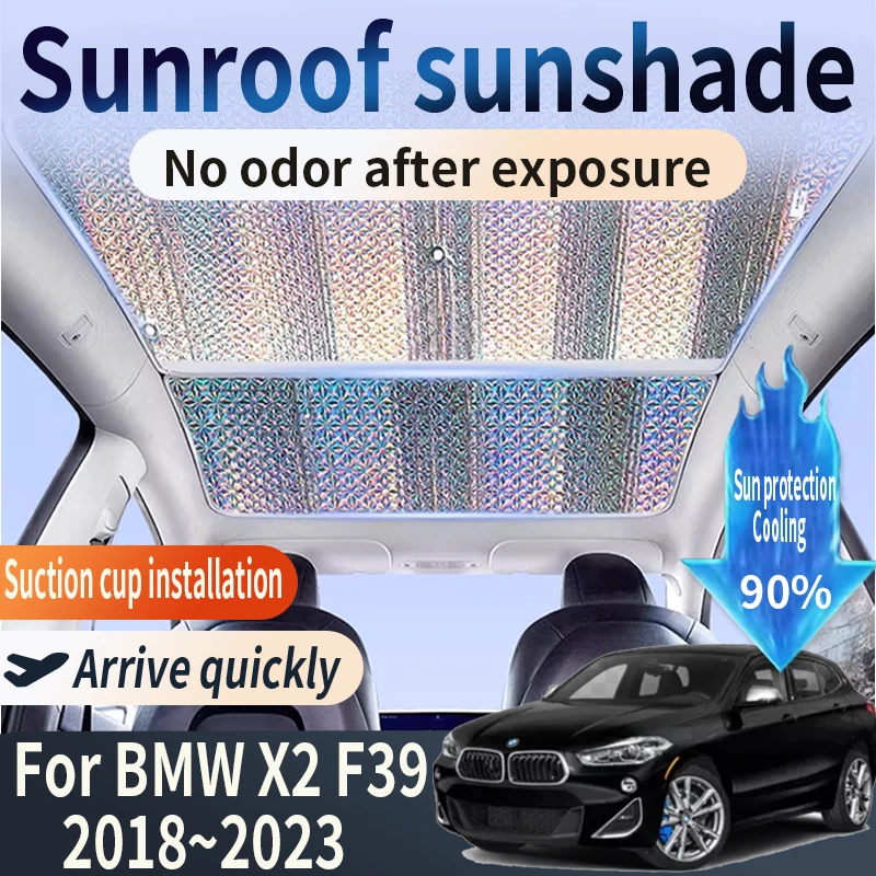 

Auto Part For BMW X2 F39 2018~2023 2020 2021 2022 MK1 Car Sunroof Sunshade 2X Heat Insulation Sun Protection Cooling Accessories