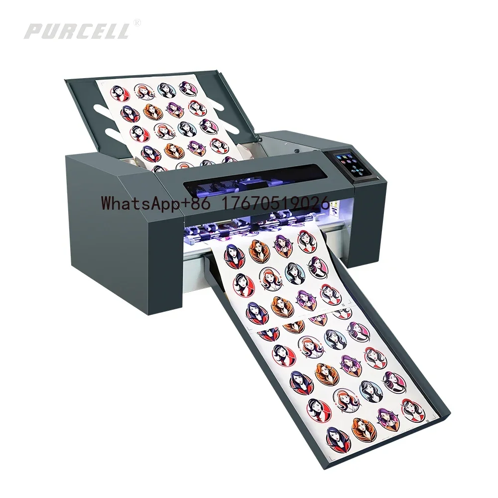 2026-2024 Hot Selling Automatic Sheet Label Cutter Digital Die Cutting Machine/Half Cut Sticker Label Cutting Machine