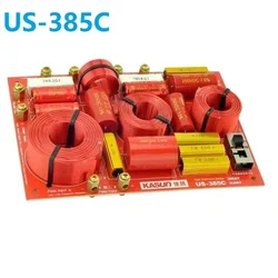 1 Pieces Kasun US-385C 3-Way Hi-Fi Series Speaker Audio Crossover Suggested Intersect Frequency Point 600Hz and 4650Hz