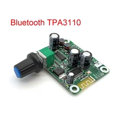 Scheda amplificatore di potenza audio stereo digitale Bluetooth in classe D fai da te BT 5.0 TPA3110 5.0 TPA3116 15W + 15W